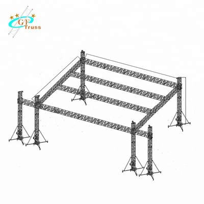 Concert Lighting Tower Truss For Stage Roof 50*2mm Sub Main Tube