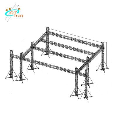 Aluminum Outdoor Concert Stage Small Concert Sound Lighting DJ System Stage