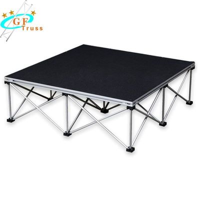 1.22M*2.44M Aluminum Stage Truss Mobile Round Stage Event Concert Use