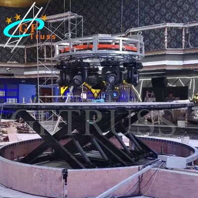 Rotating circle truss lifting stage truss for sale