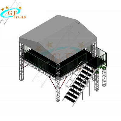 popular design aluminum outdoor roof truss with CAD drawing