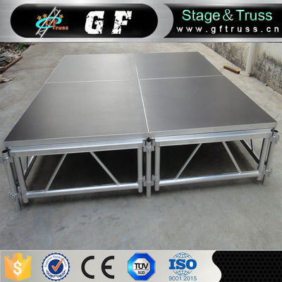 Aluminum portable stage platform design truss structure  for conert event