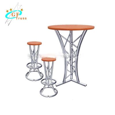 Modern aluminum bar furniture table and chair for club