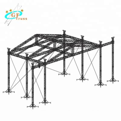 50mm Portable Event Lighting Temporary Stage Truss With Covering