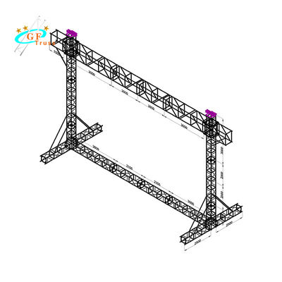 290*290mm Goal Post Truss System For Lighting Theatre Stage