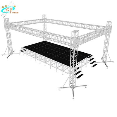 Triangle Shape Aluminum Stage Lighting Truss Systems 50*3mm