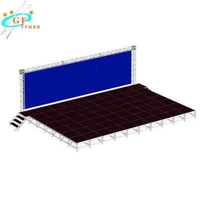 18mm Plywood 750kgs/m2 Aluminum Stage Truss for Concert