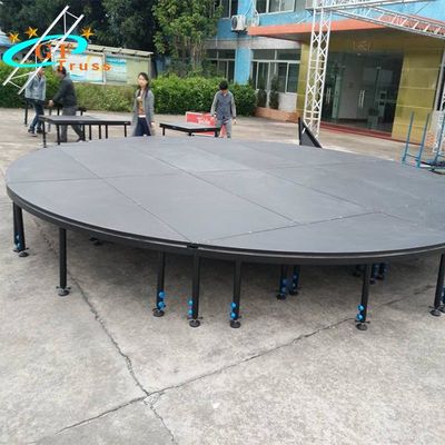 Portable 6061 Aluminum Circle Stage For Wedding Concert