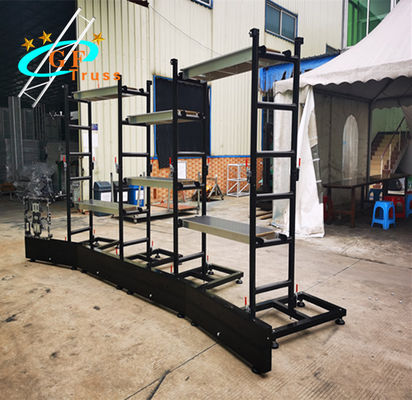 50*2mm Tube Led Screen Stand Truss For Cabinet Connection Indoor Stage