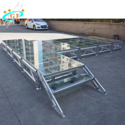 Acrylic Plexiglass Stage Platform 2m Adjustable Height