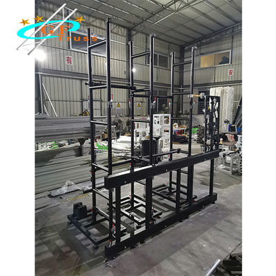 Double Base Aluminum Wall Support LED Screen Truss Module Size 1000*1000mm