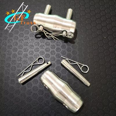 Aluminum Half Conical Coupler with Clips Pins for Trusses Bed Plate Fit F34