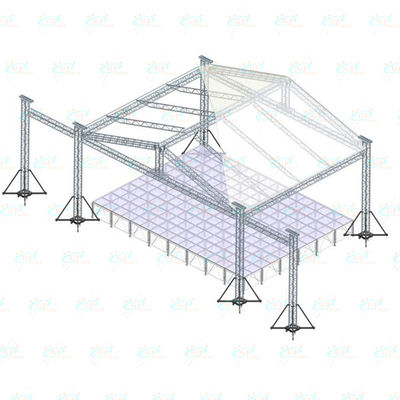 Lighting Event Mobile Truss System For Wedding Party Screw Type