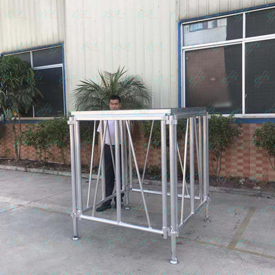 1.22M*1.22M Aluminum Stage Platform Outdoor Event Stage 4ft By 4ft Podium Stage