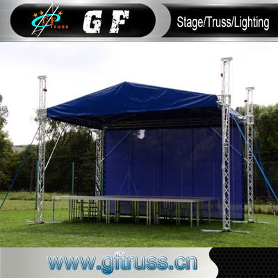 Anti Rust Aluminum Party Tent Curved Roof Truss System Oxford 60m Width