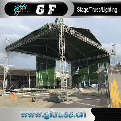 Anti Rust Aluminum Party Tent Curved Roof Truss System Oxford 60m Width