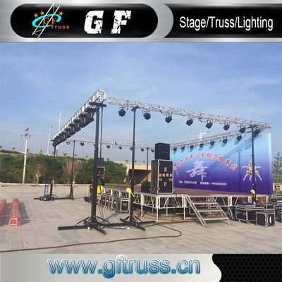 Anti Rust Aluminum Party Tent Curved Roof Truss System Oxford 60m Width