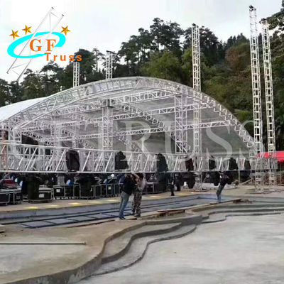 6082 Square Goal Post Truss For DJ Tradeshows Stage