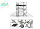 Lightweight Aluminium Scaffold Tower 8m For House Building With Wheels
