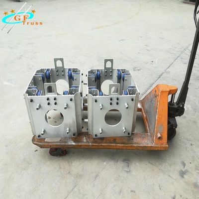 Customized Exhibition Aluminum Spigot Truss Sleeve Block For 290mm*290mm