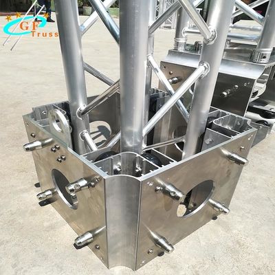 Customized Exhibition Aluminum Spigot Truss Sleeve Block For 290mm*290mm