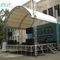 Heavy Duty 520*760mm Lighting Aluminum Roof Truss System Curved
