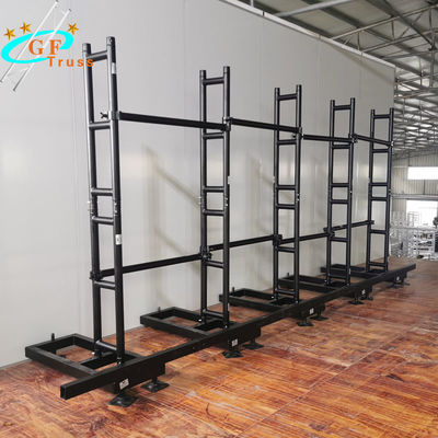 Hanging Ground Support LED Screen Truss For Cabinet 500mm*500mm Size