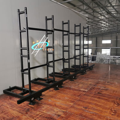 Aluminum Ladder Led Screen Truss Outdoor With Adjustable Base