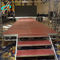 Factory stage platform aluminum stage  platform with red color groud platform