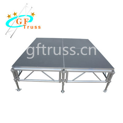 3Floors GF 1.22*1.22M Aluminum Platform Stage For Concert