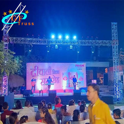 Aluminum 6082 LED Screen Ground Supports Truss Structure