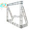 6061 T6 Aluminum Stage Gate Triangle Lighting Truss For LED Screen Cabin