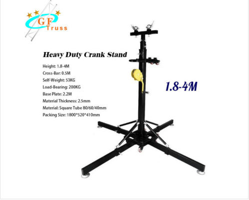 4M Heavy Duty Crank Stand Portable Telescopic Lifting Truss Tower For Hanging Lighting