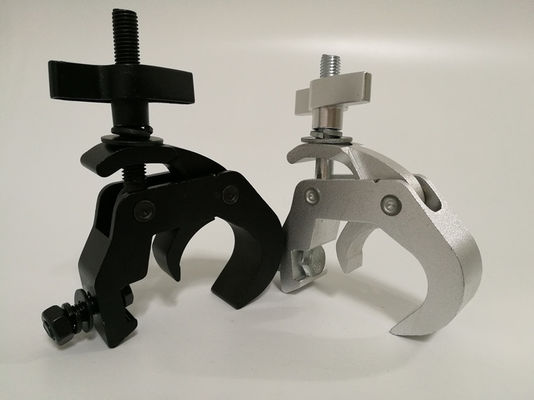 Light Hanging Aluminum Stage Truss Clamp For Round Steel Hook