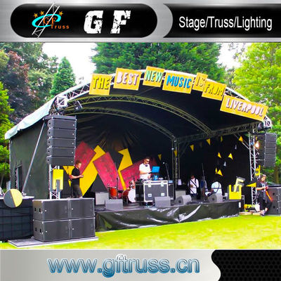 290 X 290MM Events Aluminum Stage Circular Roofs Arch Truss