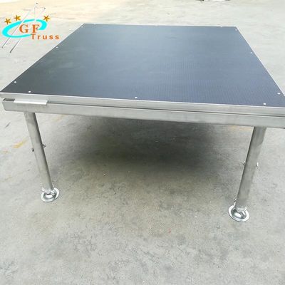 500KGS/Sq.M Portable Wooden Stages For Event Adjustable Height 1m