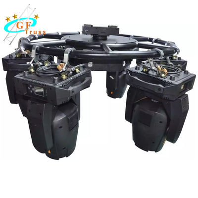 Spinning DMX512 Stage Circle Lighting Truss For Hanging Moving Head Light