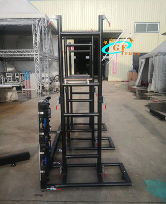 Aluminum LED Screen Wall Ground Stand Support Truss For LED Cabinet