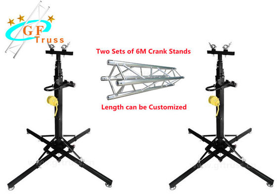 6M Height Aluminum Light Truss Stand Telescopic Lifting Tower