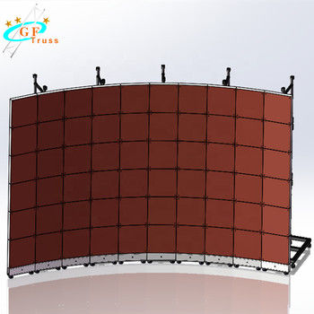 T6 LED Screen Wall Support Truss Module Size 500mm*1000mm