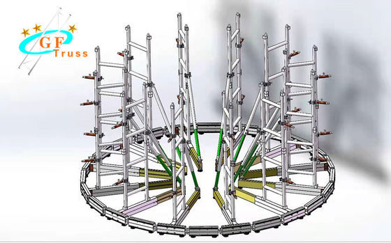 6061 Aluminum LED Screen Truss Cabinet Size 500*500mm 500mm*1000mm