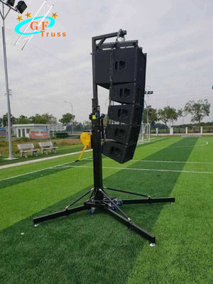 2 - 6M Adjustable Height Line Array Lifting Tower For Sound Speakers