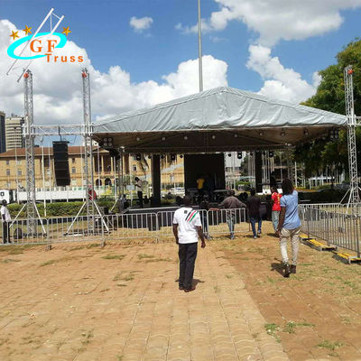 Concert Wedding Event TUV Aluminum Roof Truss System With Stage