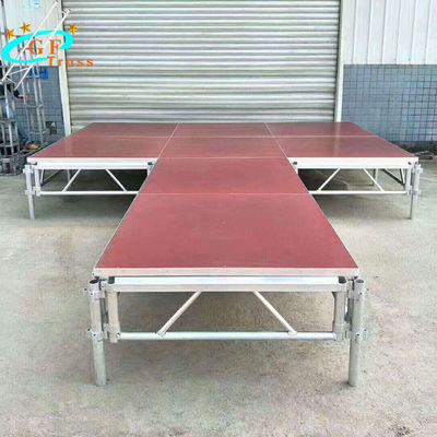 ROHS 4'X4' 4'X8' Aluminum Stage Platform For Convention