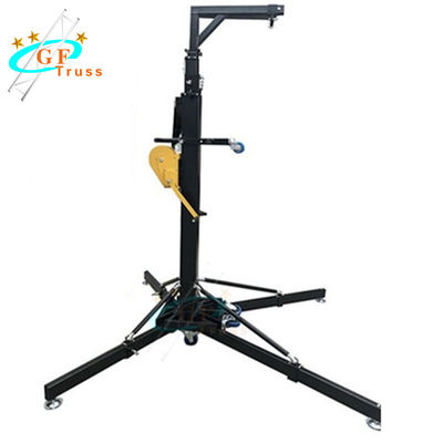 100kg Load Line Array Truss Hand Crank Black Color