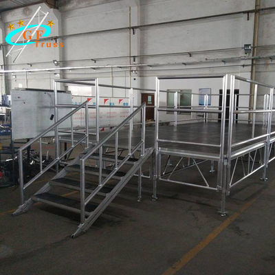 18mm Thickness Plywood Aluminum Mobile Stage Platform For Concert