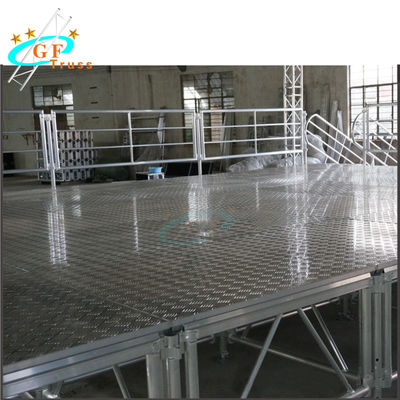 Aluminum Mobile Folding Portable Stage Platform For Wedding Party