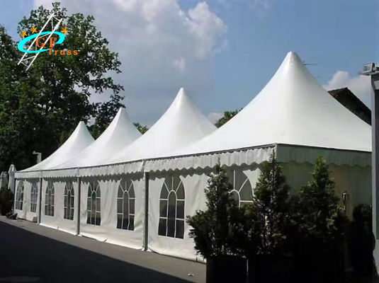 Aluminum Curved Stage Oxford PVC Party Tent Customized