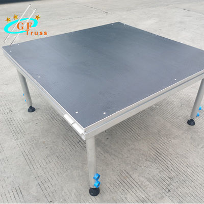 Telescopic Portable Stage Risers With 5 Floors Stairs 7x7 Portable Stage Platform For Event
