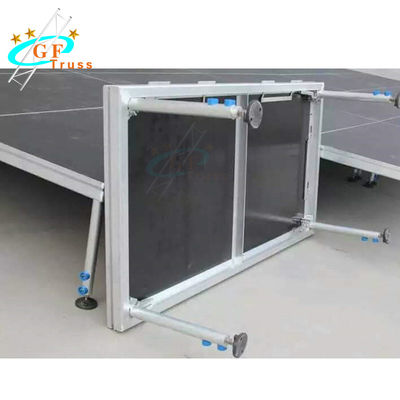 Folding Deck 1mx2m Aluminum Stage Platform DJ Concert